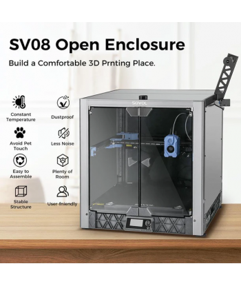 Caisson de Protection pour Sovol SV08 – Optimisé pour l'impression de filaments techniques