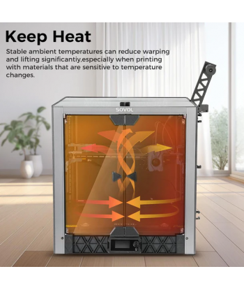 Caisson de Protection pour Sovol SV08 – Optimisé pour l'impression de filaments techniques